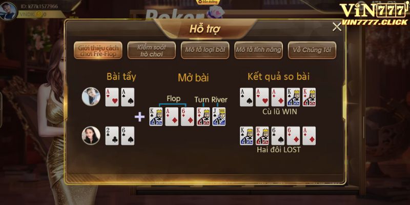 Luật chơi bài poker cơ bản dành cho khách hàng mới