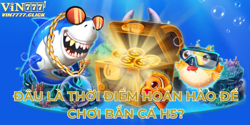 Thời điểm nào là phù hợp để săn bắn cá H5?